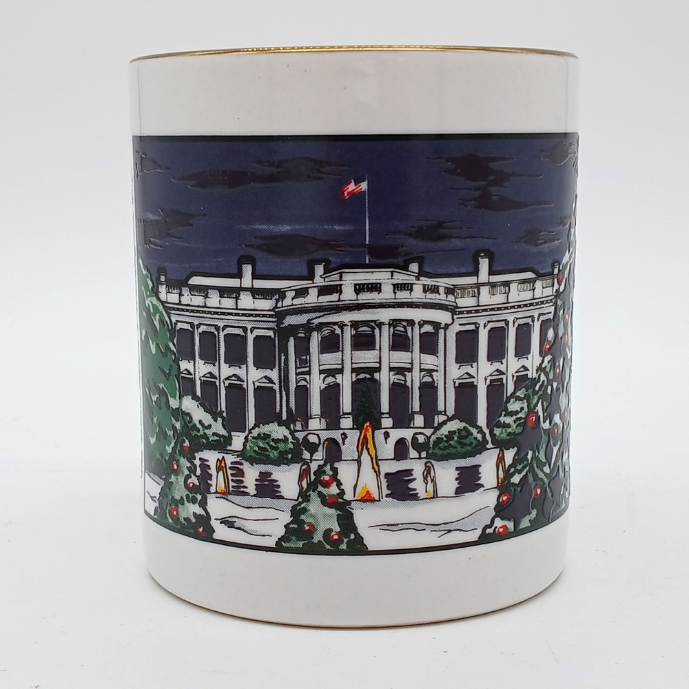 Linyi Silver Phoenix The White House Christmas Color Changing Coffee Tea Mug